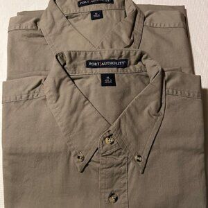 MEN'S SHORT SLEEVE KHAKI SHIRT